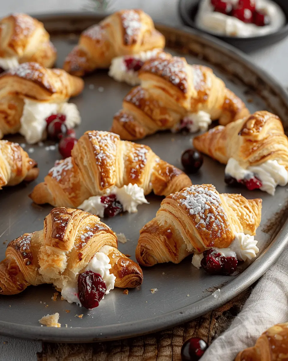 Cranberry Cream Cheese Crescent Bites: Easy Festive Appetizer Recipe
