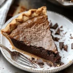 Dark Chocolate Chess Pie
