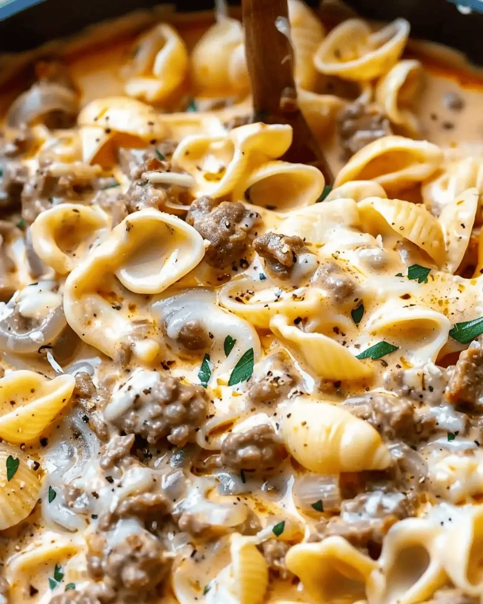 Creamy Beef and Shells: A Comforting Family Favorite Recipe