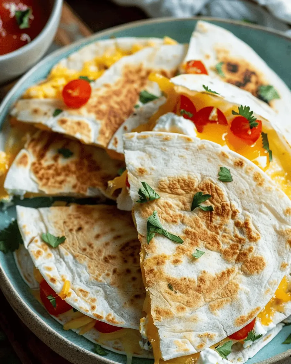 Mini Breakfast Quesadillas: Easy Turkey Bacon & Chicken Ham Delight