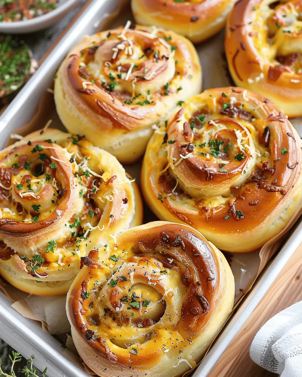 Breakfast Rolls: Easy Turkey Bacon and Chicken Ham Delight
