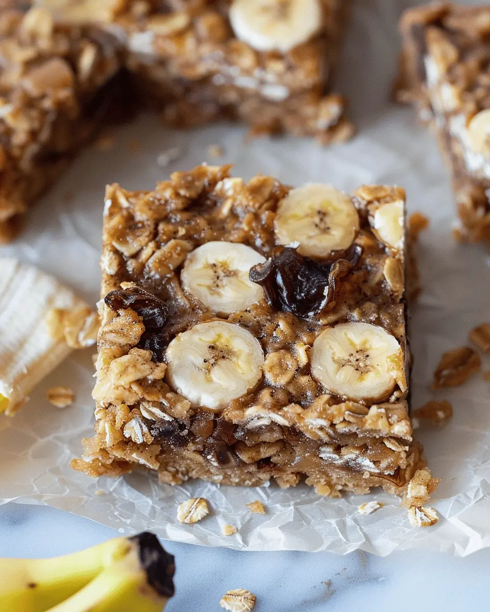 Banana Oatmeal Bars: Easy & Delicious Snack for Any Time