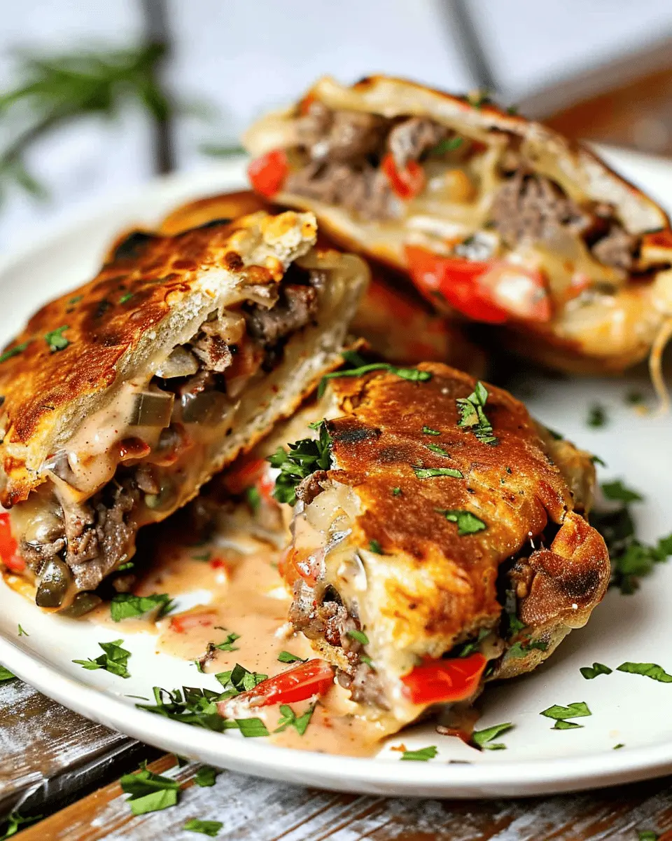 Keto Philly Cheesesteak Pockets with Turkey Bacon for Easy Dinners