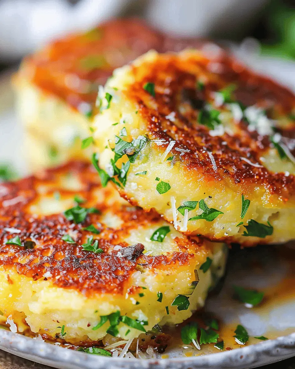 Parmesan Mashed Potato Cakes: Easy, Delicious Comfort Food Delight
