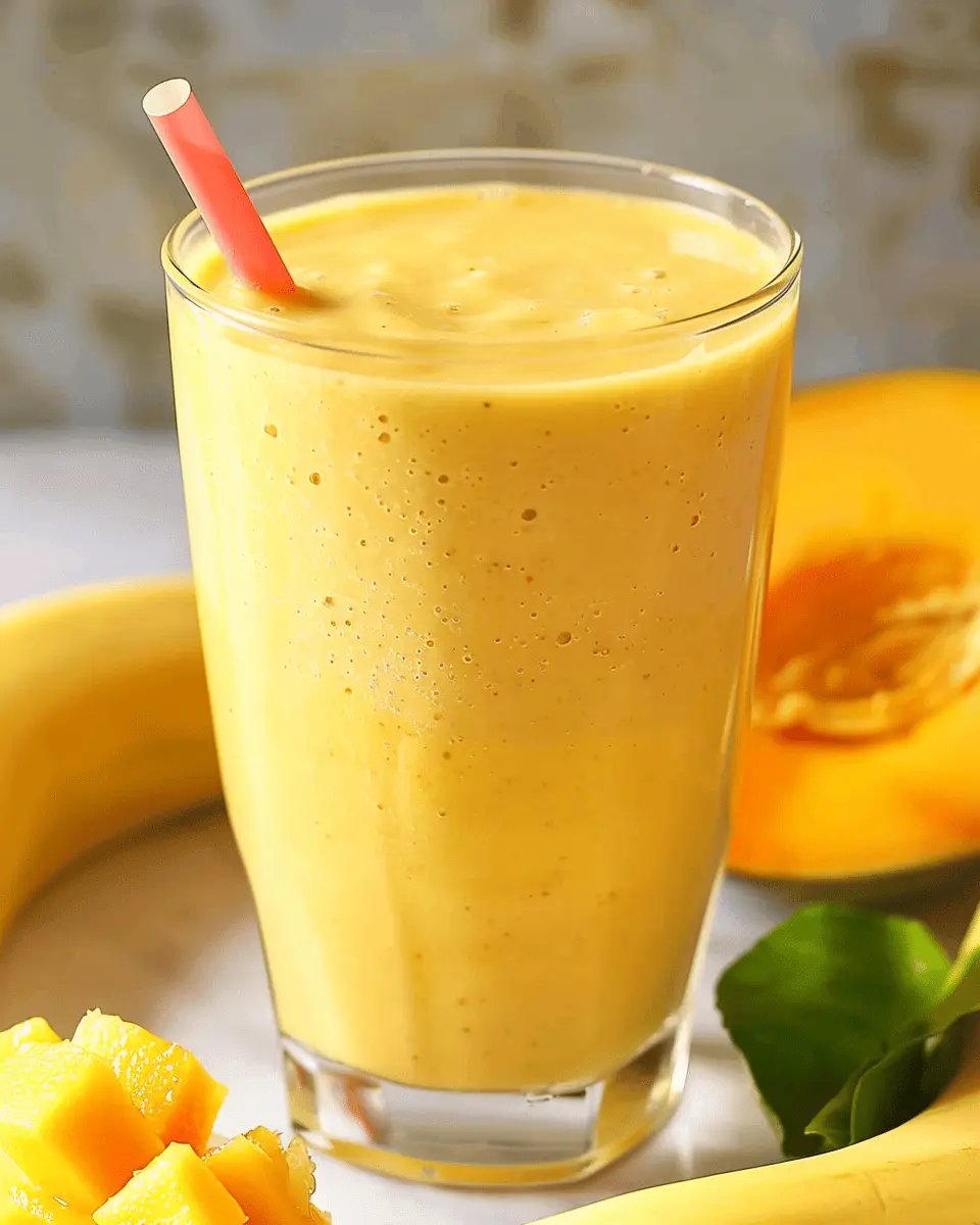 Orange Banana Mango Smoothie – Easy, Refreshing Taste of Summer
