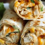 Quick Cheesy Chicken Wrap