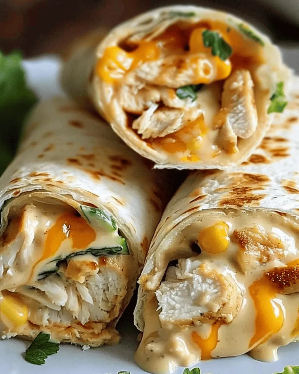 Quick Cheesy Chicken Wrap: Easy Turkey Bacon & Chicken Ham Delight