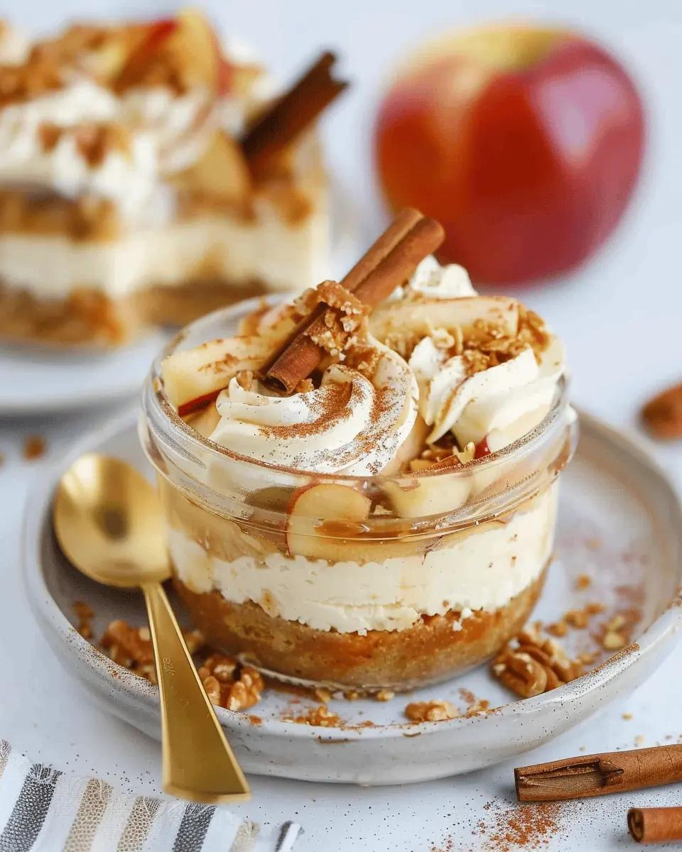 No-Bake Apple Cheesecake: The Easiest Indulgent Delight