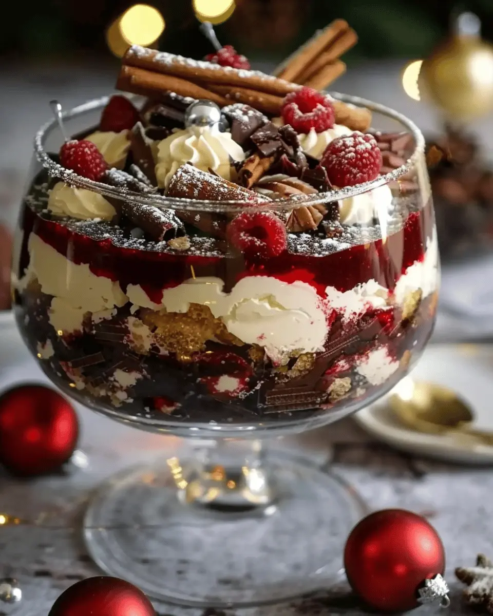 Black Forest Trifle for Christmas: An Indulgent Festive Delight