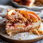 Peach Cobbler Cheesecake