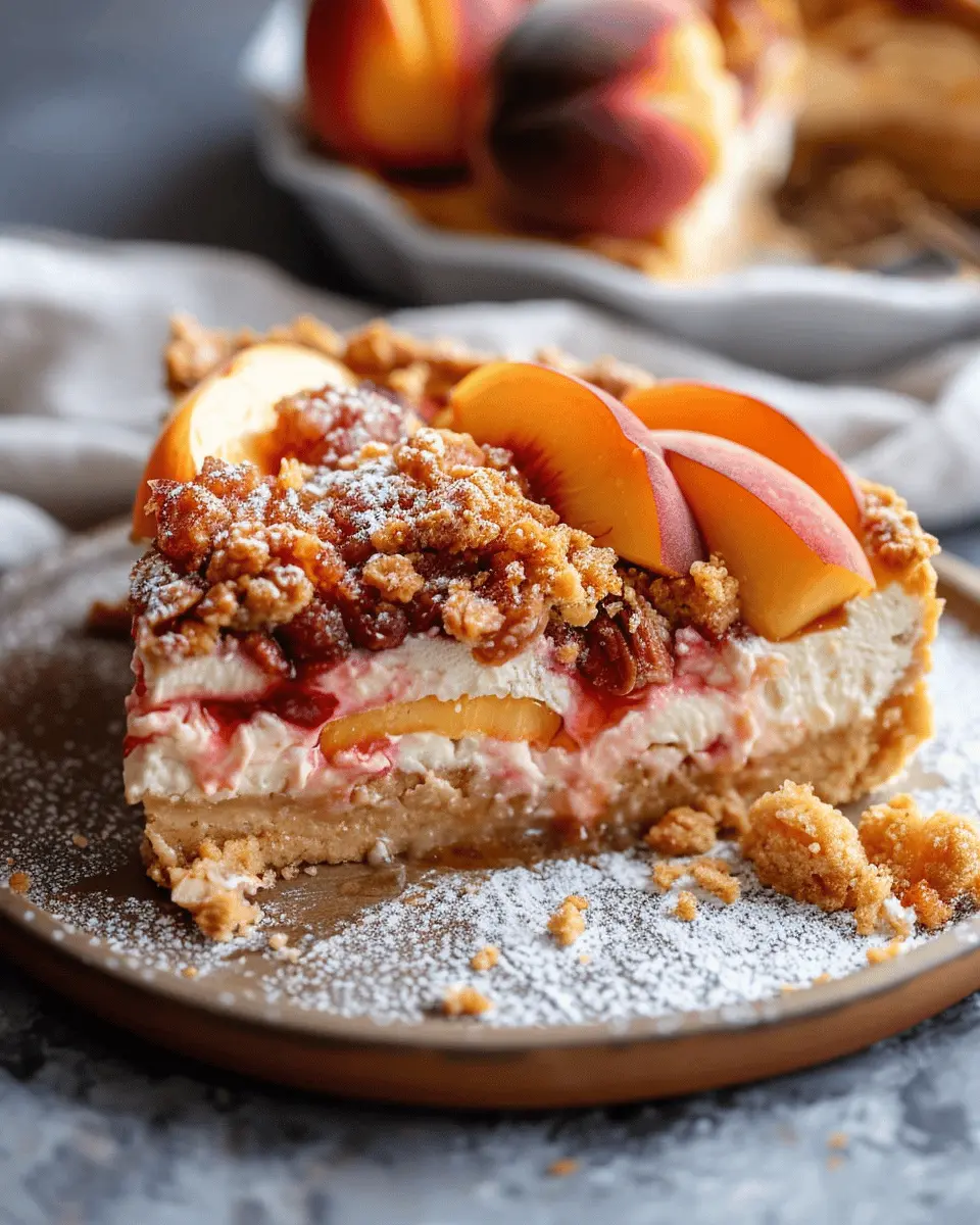 Peach Cobbler Cheesecake: The Best Indulgent Twist on a Classic
