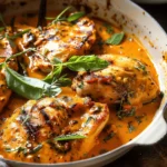 Marry Me Chicken in Pumpkin Cream Sauce.