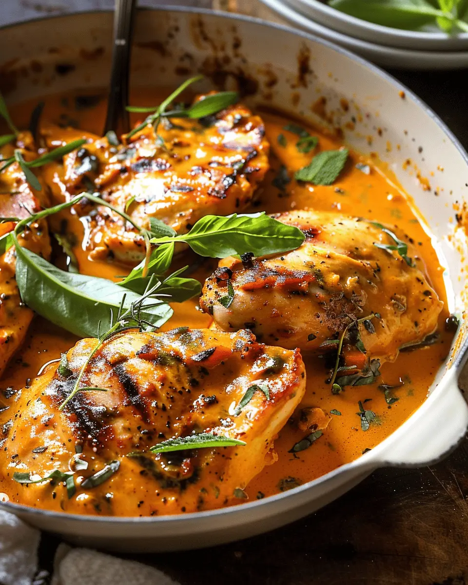 Marry Me Chicken in Pumpkin Cream Sauce: An Indulgent Delight