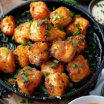 Air Fryer Bang Bang Salmon Bites