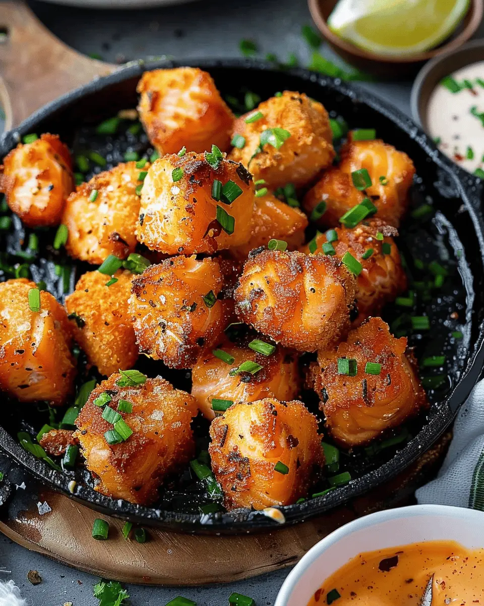 Air Fryer Bang Bang Salmon Bites: Easy & Flavor-Packed Delight