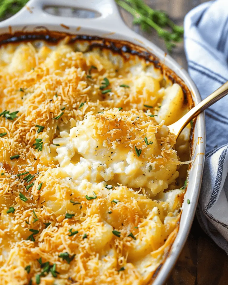 Funeral Potatoes: Indulgent Comfort Food with Turkey Bacon and Chicken Ham