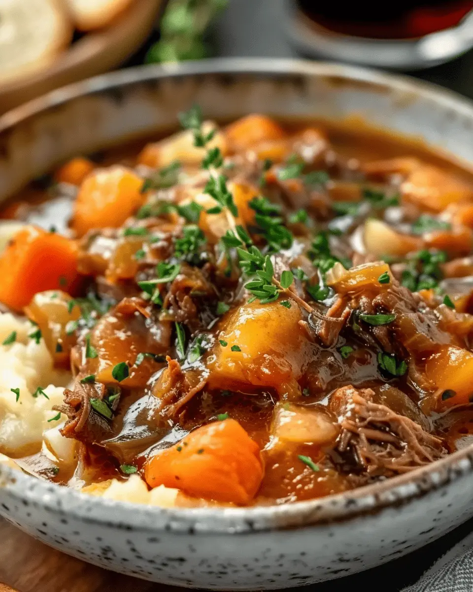 Fall Apple Cider Stew Mash