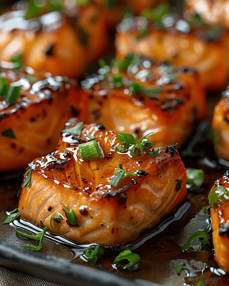 Honey Butter Garlic Glazed Salmon Bites for Delightful Home Cooking