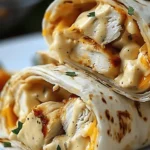 Quick Cheesy Chicken Wrap