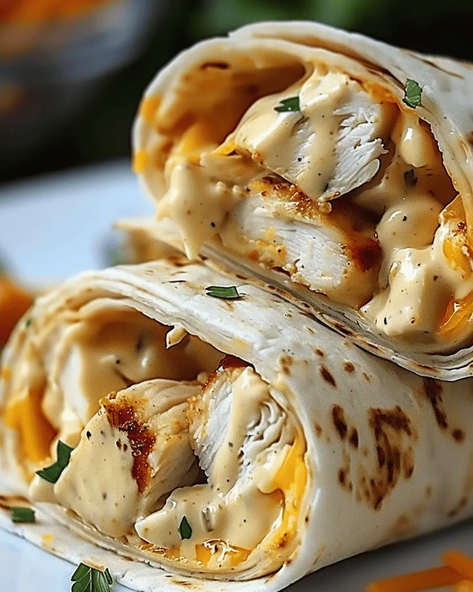 Quick Cheesy Chicken Wrap: Easy Recipe with Turkey Bacon Twist
