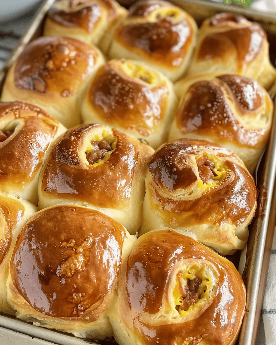 Breakfast Rolls: Easy Turkey Bacon & Chicken Ham Delight for All
