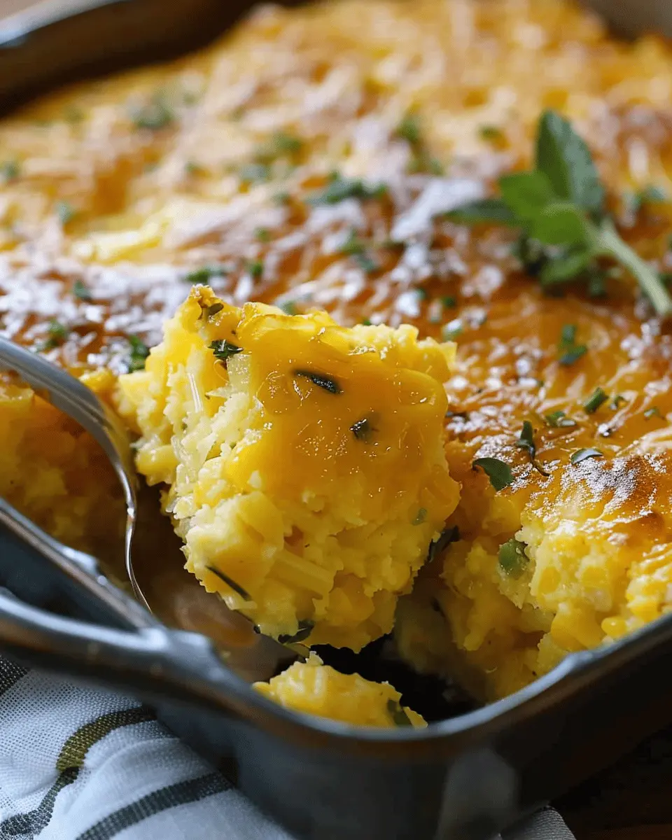 Easy Corn Pudding: A Comforting Twist with Turkey Bacon