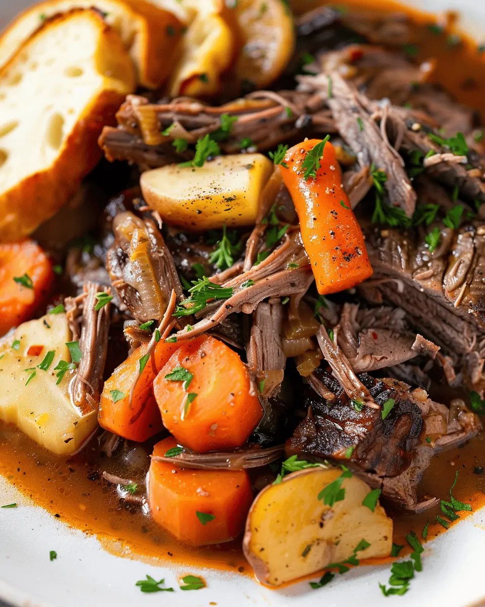 Crockpot Pot Roast: The Easy, Juicy Way to Savor Homemade Flavor