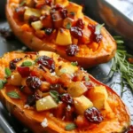 Indulge in Cranberry Apple Twice-Baked Sweet Potatoes This Fall!