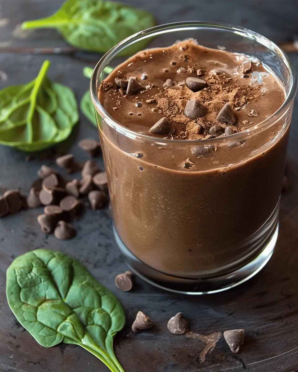 Chocolate Spinach Smoothie: A Deliciously Nutritious Surprise