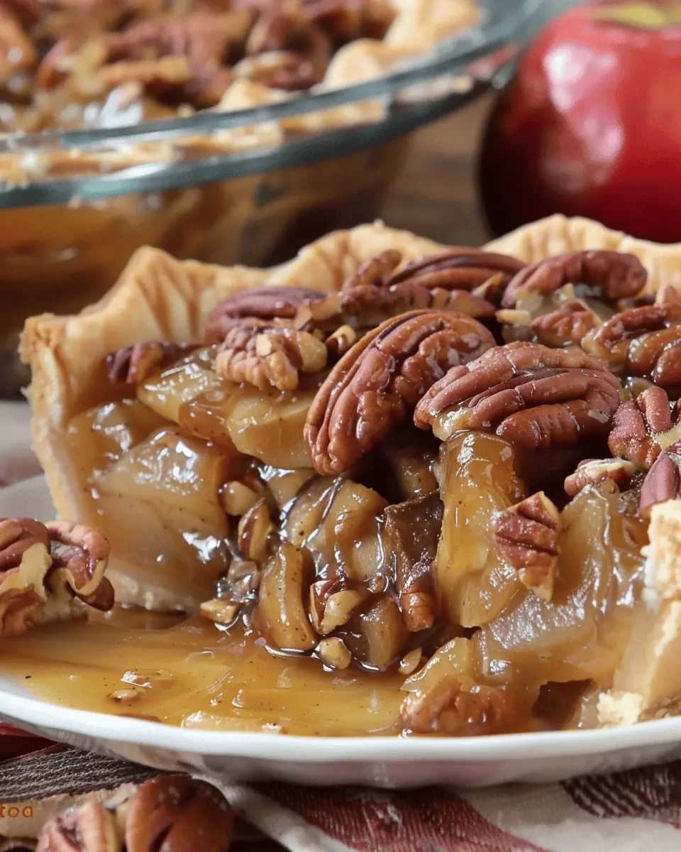 upside down pecan apple pie recipe: a comforting indulgence at home