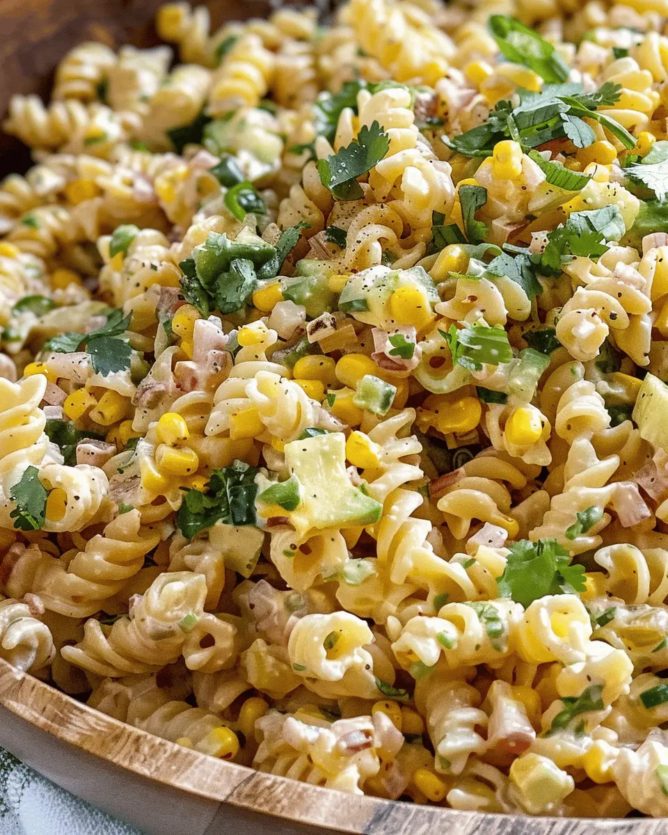 Elote Pasta Salad Recipe: Easy, Flavorful Twist with Turkey Bacon