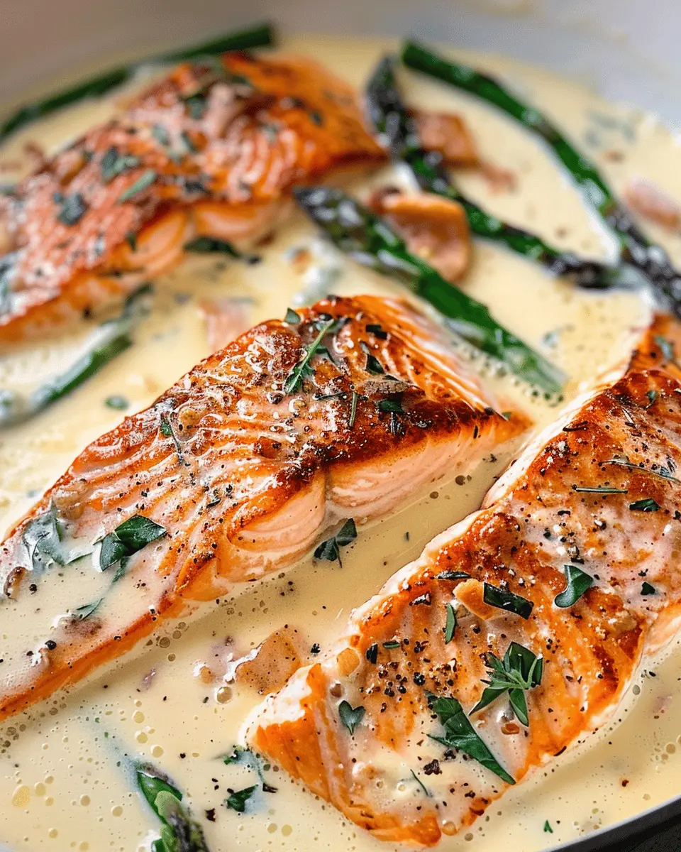Tuscan Salmon with Parmesan Cream Sauce: A Creamy Delight for Home Cooks