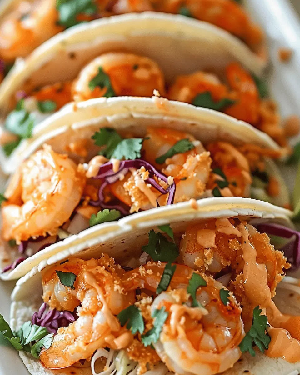Bang Bang Shrimp Tacos