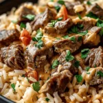 Steak Queso Rice