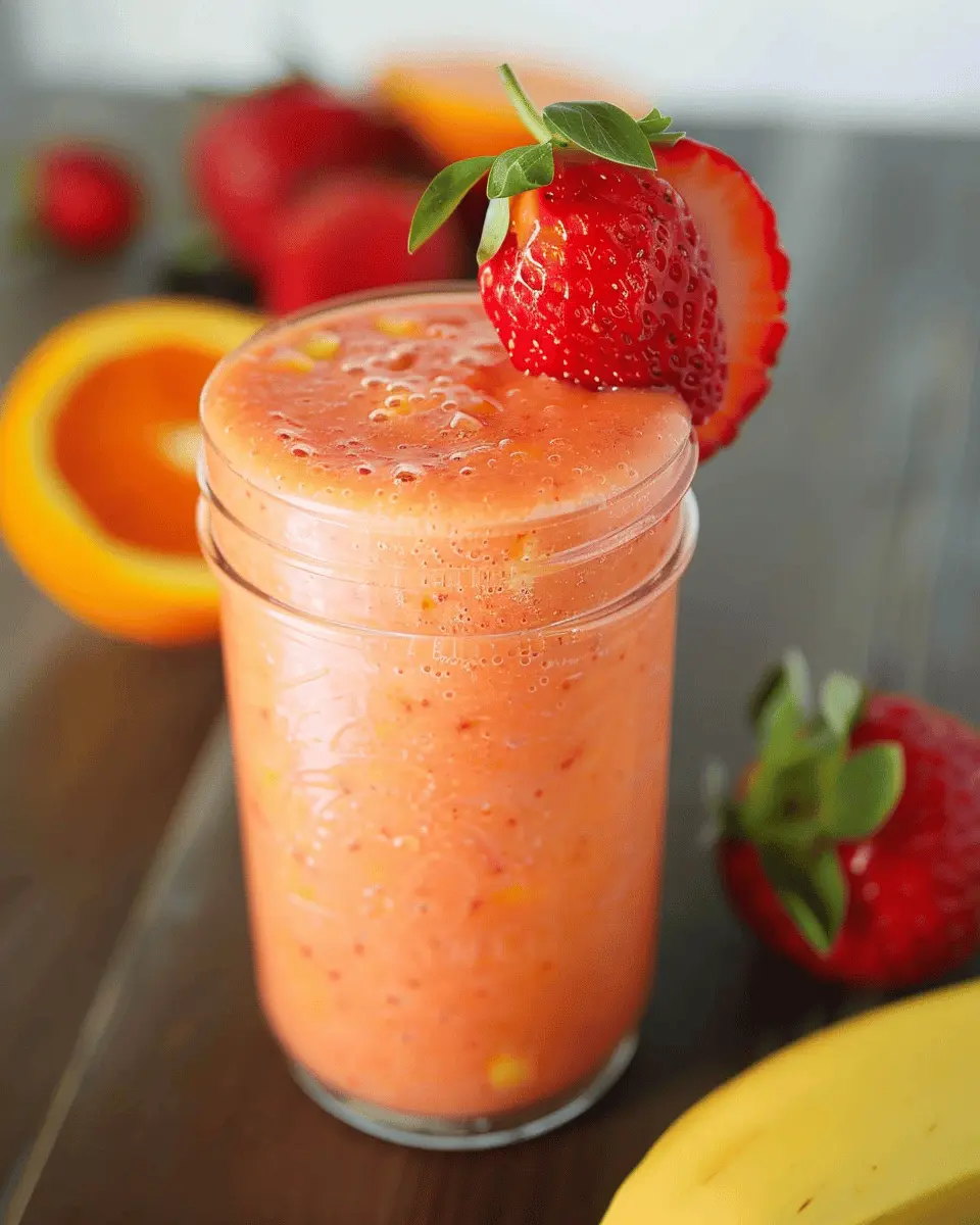 Sunrise Sunset Tropical Smoothie Recipe: Easy and Refreshing Blend