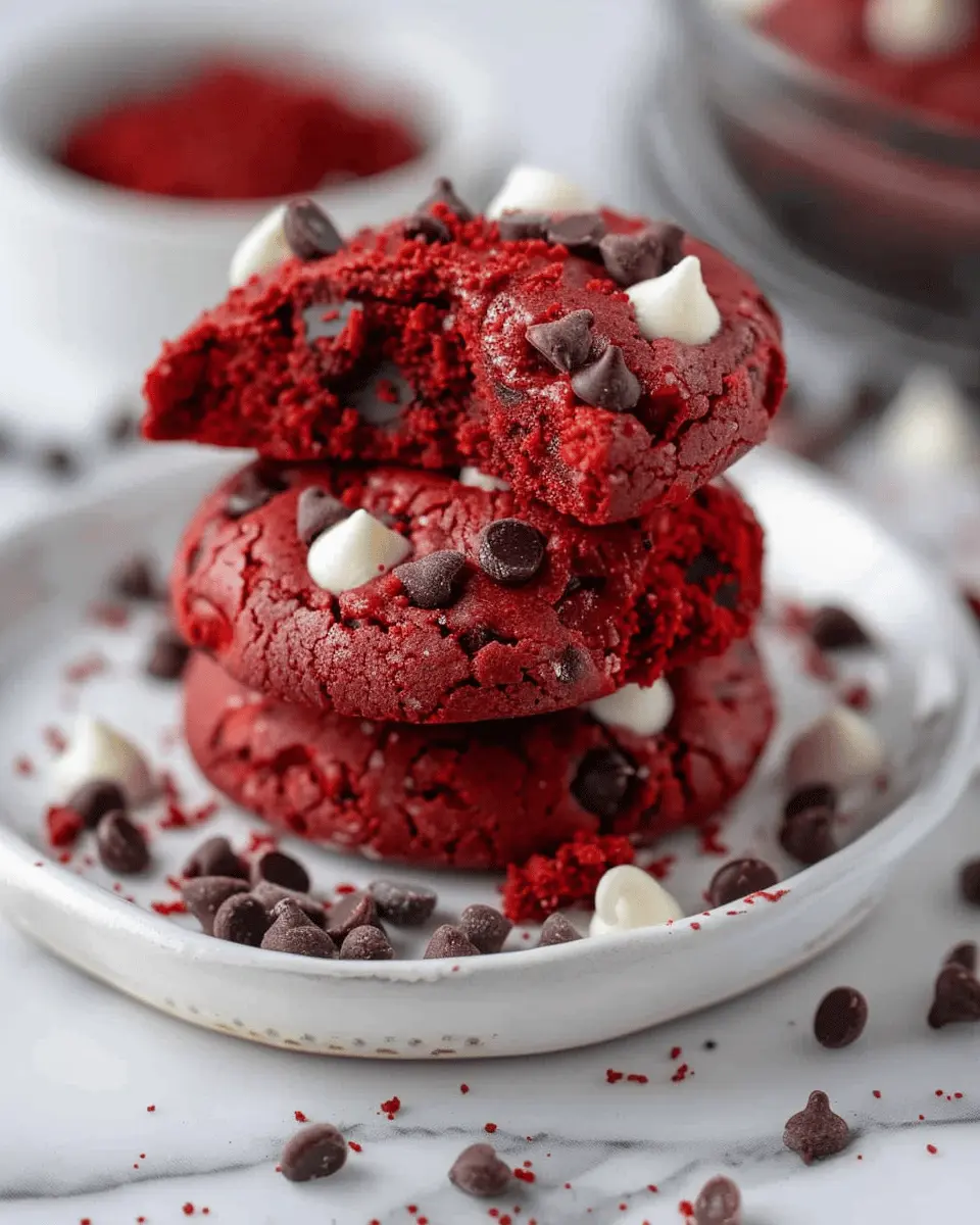 Edible Red Velvet Cookie Dough: The Best Sweet Indulgence Recipe
