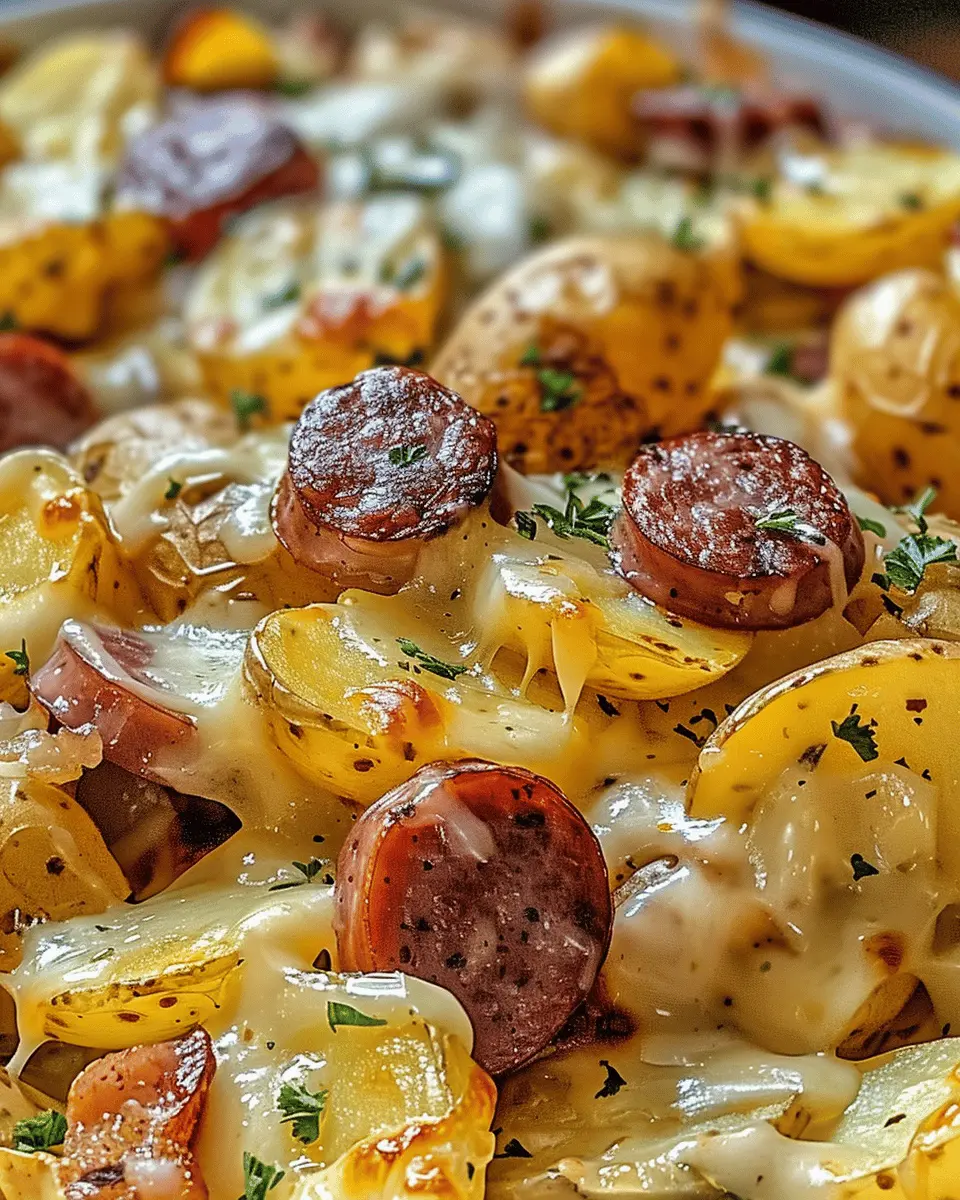 Cheesy Ranch Potatoes and Smoked Sausage: An Easy Comfort Dish