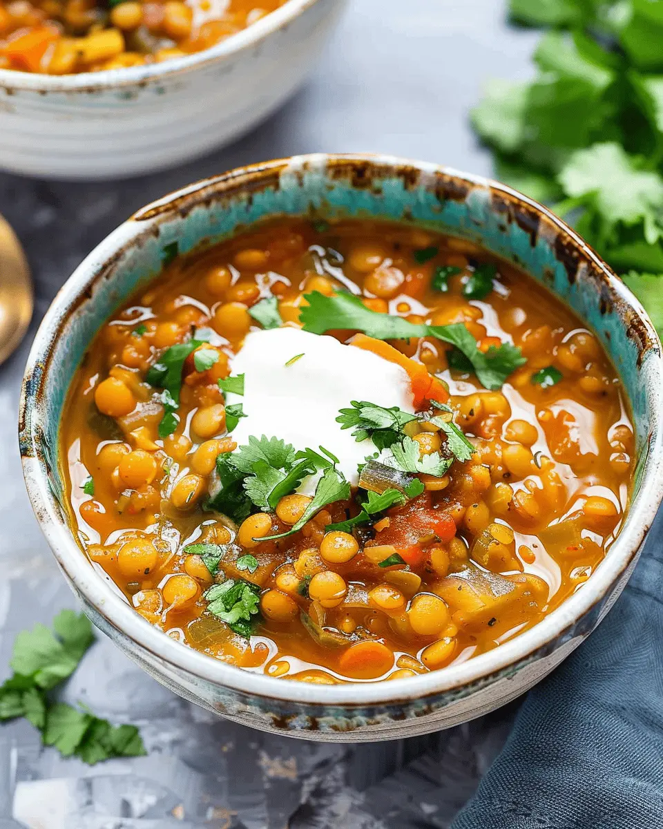 Detox Moroccan Lentil Soup: A Nourishing Bowl of Wellness