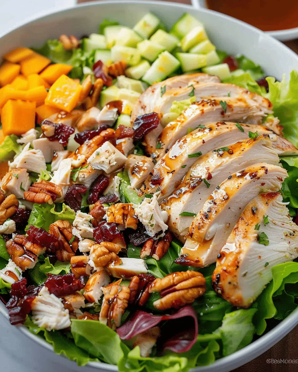 Autumn Chopped Chicken Salad with Turkey Bacon: The Best Comfort Bite