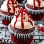 Halloween Red Velvet Cupcakes