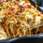 Creamy Southern Spaghetti Bake