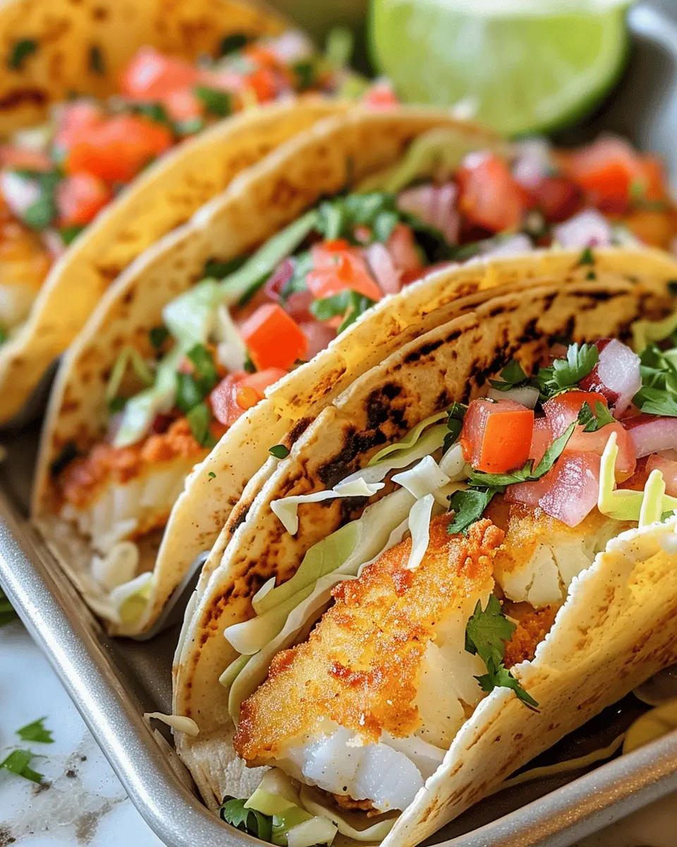 Crispy Fish Tacos With Cilantro Lime Slaw: A Flavorful Delight