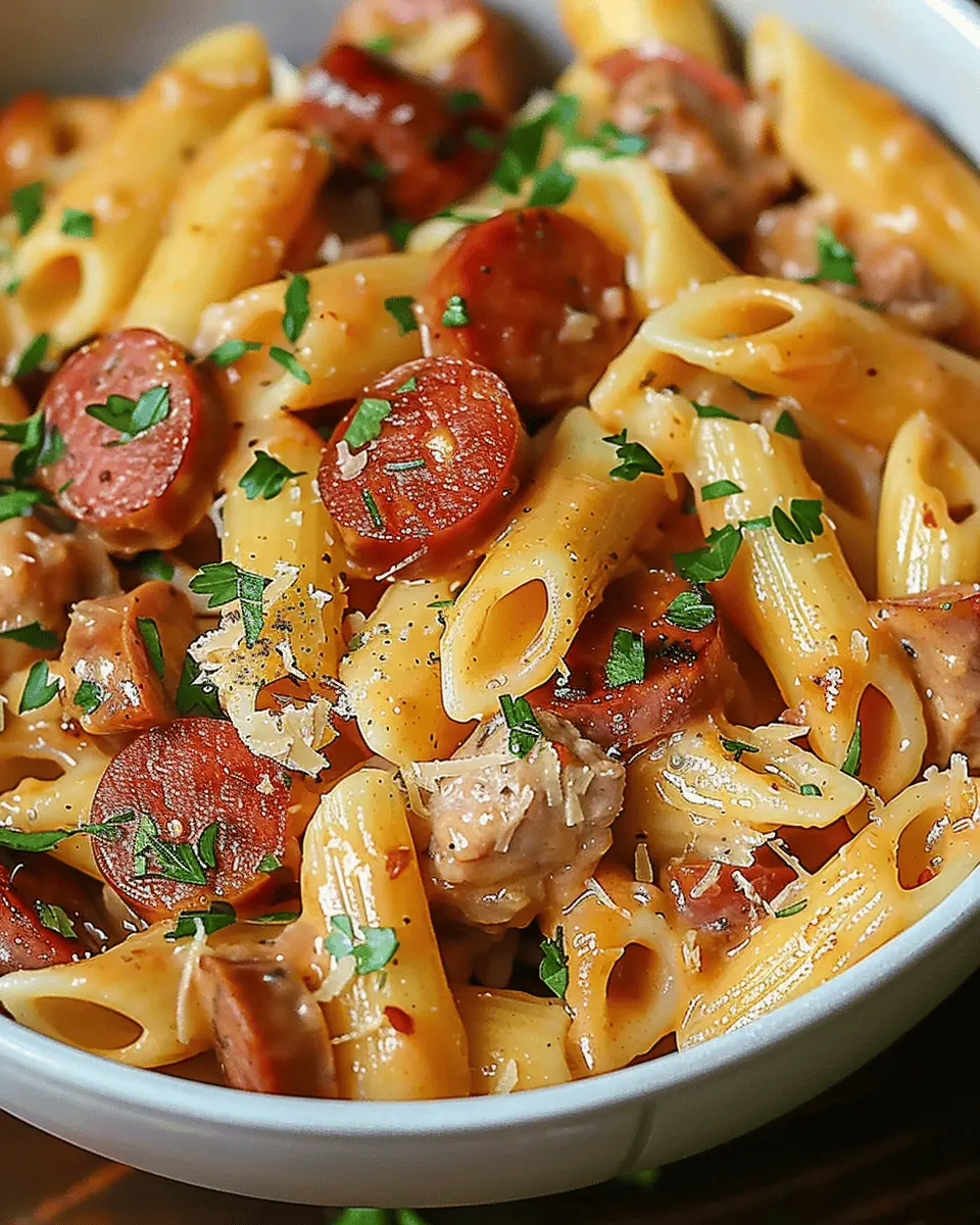 One Pot Kielbasa Pasta