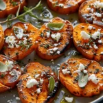 Honey Feta Sweet Potato Rounds