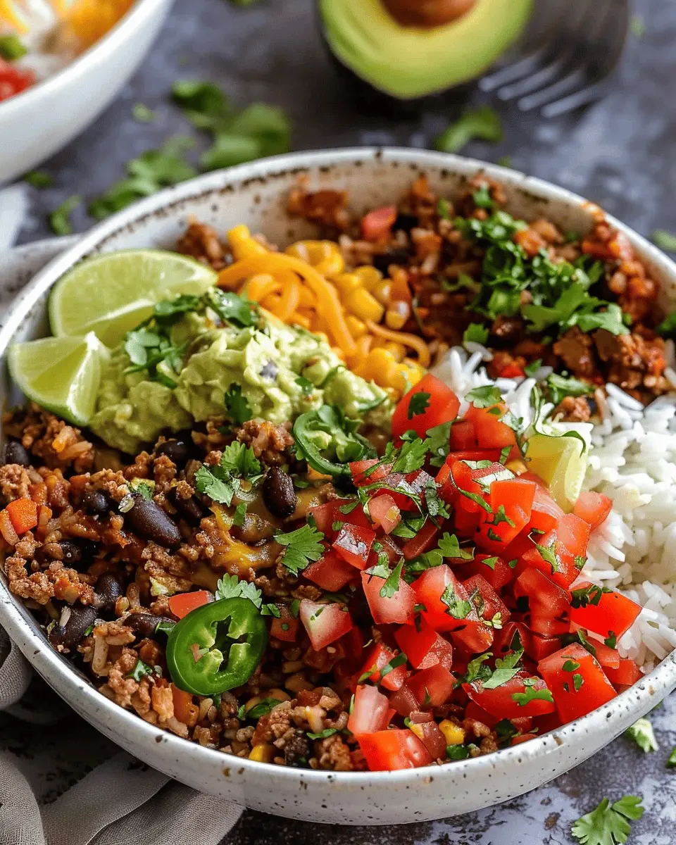 Taco Rice Bowl: Easy and Delicious Twist with Turkey Bacon