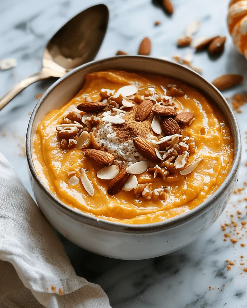 Delicious Pumpkin Whipped Cottage Cheese Breakfast Bowl Recipe