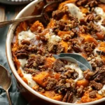 Southern Maple Sweet Potato Casserole