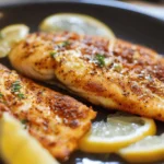 Pan Fried Lemon Butter Tilapia