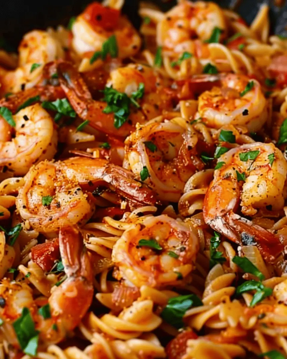 Cajun Shrimp Pasta: A Flavorful Twist with Turkey Bacon Delight