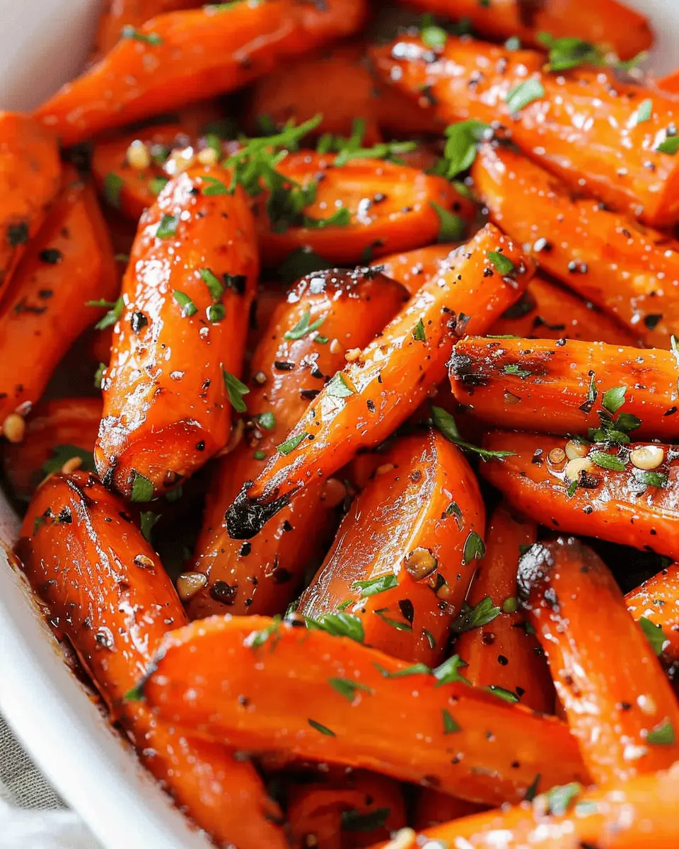 Honey Garlic Butter Roasted Carrots: The Best Easy Side Dish